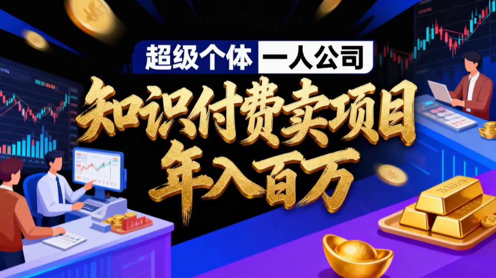 2026年“超级个体一人公司”私域卖项目年入百万,个人IP-精准引流-项目包装-转化成交。-可燃