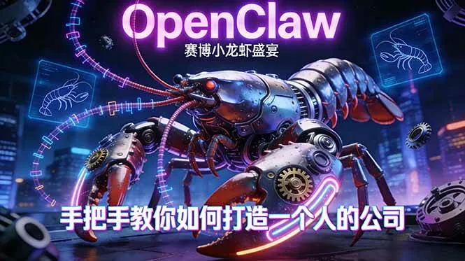 OpenClaw，小龙虾-从产品到爆款的成长之路，手把手教你如何打造一个人的公司-可燃