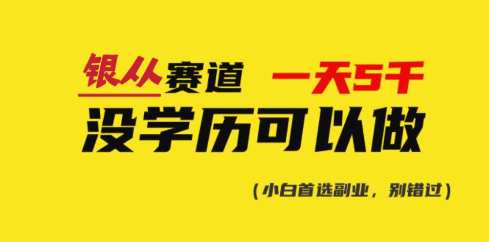 靠银从证书，日入5000+，会截图就能做，直接抄答案（附：140G银从合集）-可燃
