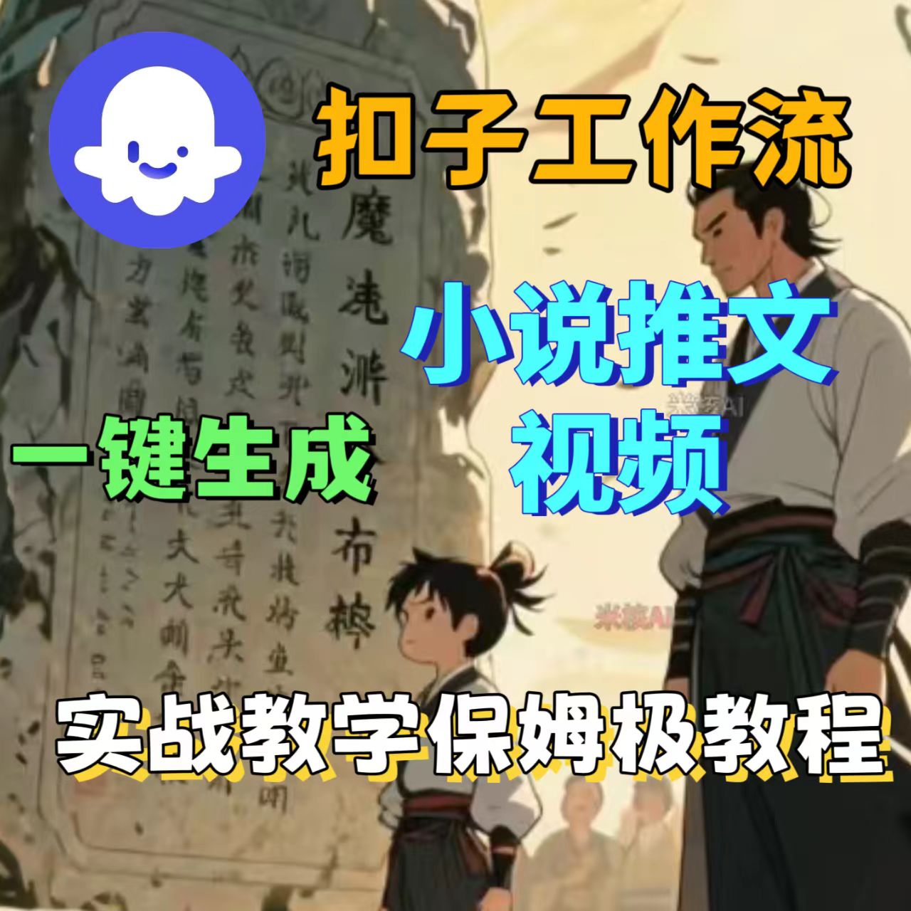 扣子工作流一键生成小说推文视频汤姆级教程